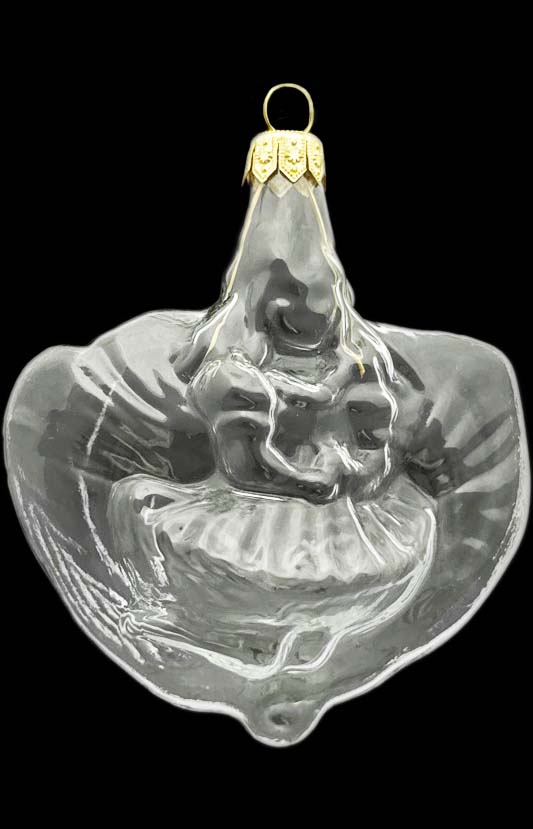 Стеклянная елочная игрушка Заготовка Дюймовочка 9 см 161515300